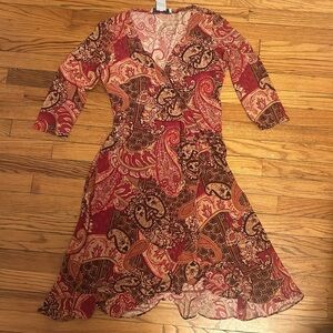 Nine West wrap around dress
